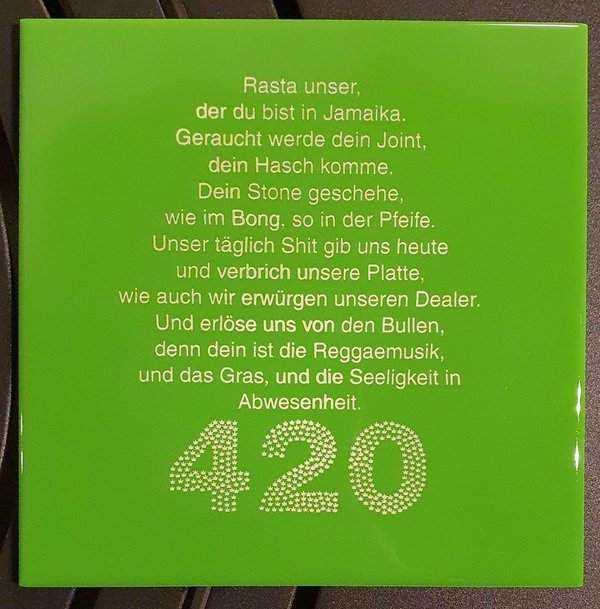 Rasta Unser Fliese Cannabis 420