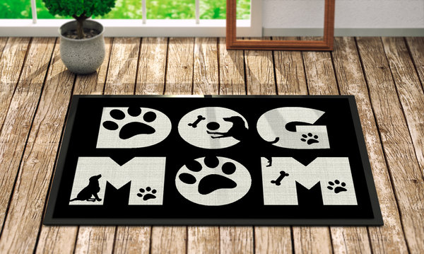 Fußmatte Dog Mom Design Hunde Mama