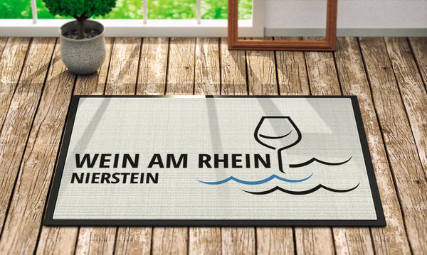 Fußmatte Wein am Rhein