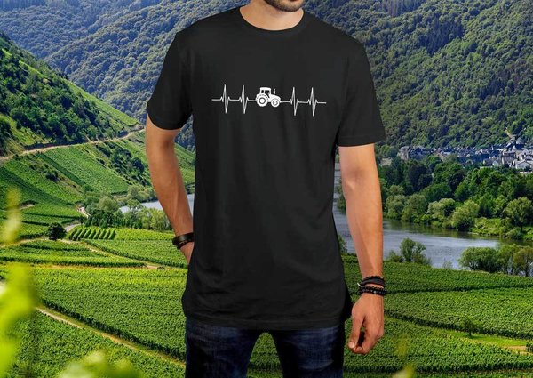 Traktor Shirt Herzschlag Trecker Love